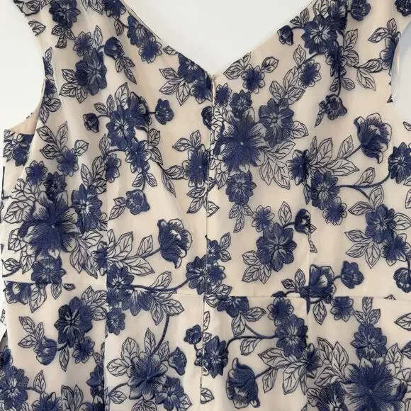 Gal Meets Glam Colection Rosemary Midi Dress Women's Size 20 Floral Embroidered - Picture 7 of 15